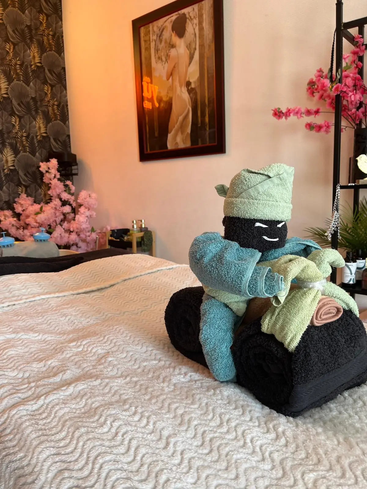 Head spa japonais Tours — espace de détente avec ambiance apaisante